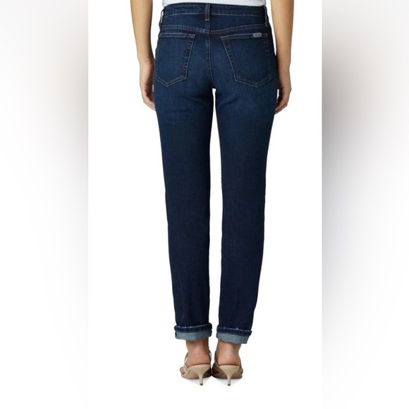 Joe's Jeans Women's Cotton Roll-Cuff Jeans Stretch Cotton Blue Size 27 - Picture 3 of 11